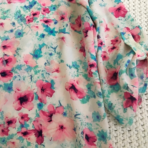 DECREE XL LIGHTWEIGHT SHEER CLIP UP SLEEVE PINK AND BLUE (15) - Picture 2 of 5